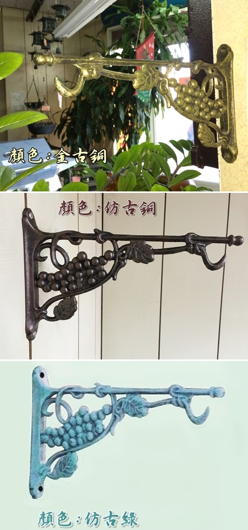 鋁製雕花葡萄壁掛/鋁製門掛/壁掛產品圖